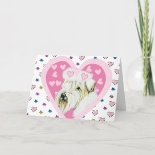 Cartes Pour Fêtes Annuelles Terrier à poil doux irlandais