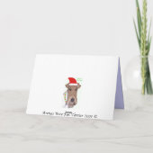 Cartes Pour Fêtes Annuelles Terriers de Noël (Dos)