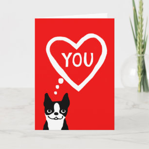 Cartes Pour Fêtes Annuelles Tervalen de Boston Terrier