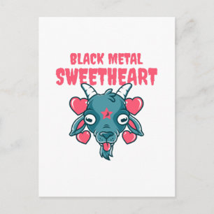 Cartes Pour Fêtes Annuelles tête de chèvre mignonne baphomet