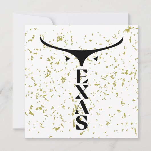 CARTES POUR FÊTES ANNUELLES TEXAS (Devant)