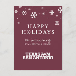 Cartes Pour Fêtes Annuelles Texas A&M San Antonio
