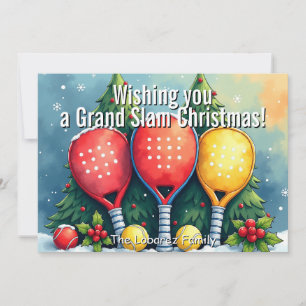Cartes Pour Fêtes Annuelles 🎾🎄Texte personnalisé,