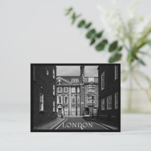 Cartes Pour Fêtes Annuelles Texte personnalisé en noir et blanc de London City