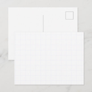 Cartes Pour Fêtes Annuelles Texture de grille blanche minimaliste personnalisa