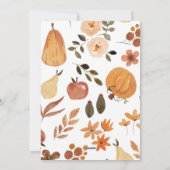 Cartes Pour Fêtes Annuelles Thankful Script Fall Botanicals Photo Thanksgiving (Dos)