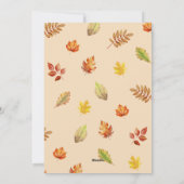 Cartes Pour Fêtes Annuelles Thanksgiving Automne Automne Automne Rustique Than (Dos)