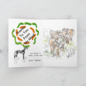 Cartes Pour Fêtes Annuelles Thanksgiving avec colt Réécrivez-vous (Intérieur)