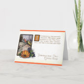 Cartes Pour Fêtes Annuelles Thanksgiving Card For Friend (Devant)