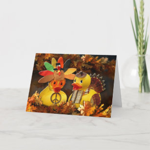 Cartes Pour Fêtes Annuelles Thanksgiving coloré !