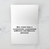 Cartes Pour Fêtes Annuelles Thanksgiving de minous ! (Intérieur)