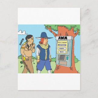 CARTES POUR FÊTES ANNUELLES THANKSGIVING / GAB / FINANCIAL / BANKER