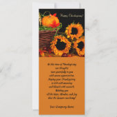 Cartes Pour Fêtes Annuelles Thanksgiving Greeting Cards (Devant)