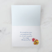 Cartes Pour Fêtes Annuelles Thanksgiving Heart - Pour Son (Intérieur)