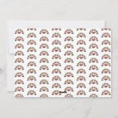 Cartes Pour Fêtes Annuelles Thanksgiving MERCI POUR VOUS Brosse Script Coeur (Dos)