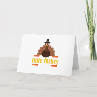 Cartes Pour Fêtes Annuelles Thanksgiving pour les enfants petits vacances dind