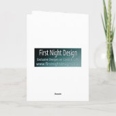 Cartes Pour Fêtes Annuelles Thanksgiving Rooster (Dos)