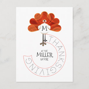 Cartes Pour Fêtes Annuelles Thanksgiving Turquie