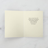 Cartes Pour Fêtes Annuelles Thanksgiving végétarien (Intérieur)