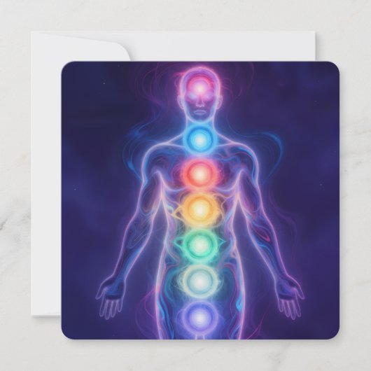 Cartes Pour Fêtes Annuelles  The 7 Chakras (Devant)