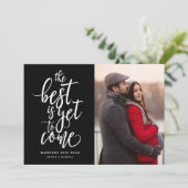 Cartes Pour Fêtes Annuelles The Best Is Yet To Come Photo New Year (Debout devant)