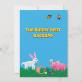 Cartes Pour Fêtes Annuelles The Bunny Sent Backups (Devant)
