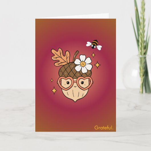 Cartes Pour Fêtes Annuelles The Busy Busy Bee Collection – Grateful Card (Devant)