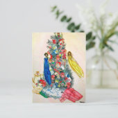 Cartes Pour Fêtes Annuelles Thé de Noël à la fée (Debout devant)