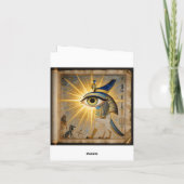 Cartes Pour Fêtes Annuelles The Egyptian Eye´6 (Dos)