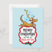 Cartes Pour Fêtes Annuelles The Grinch | Max (Devant / Derrière)