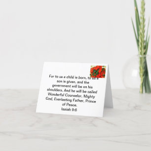 Cartes Pour Fêtes Annuelles The meaning of Christmas