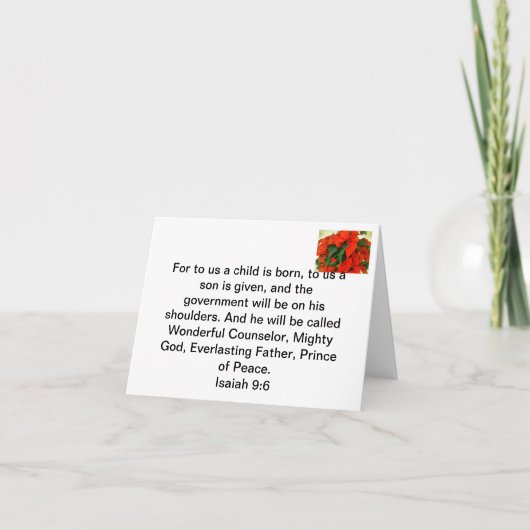 Cartes Pour Fêtes Annuelles The meaning of Christmas (Devant)