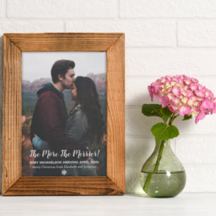 Cartes Pour Fêtes Annuelles The More The Merrier Pregnancy