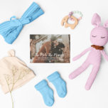 Cartes Pour Fêtes Annuelles The More The Merrier Pregnancy<br><div class="desc">The more the merrier minimalist photo Christmas pregnancy announcement. Photo matriplate via Pixabay licensed under CC0 and must be replaced with your own photo</div>