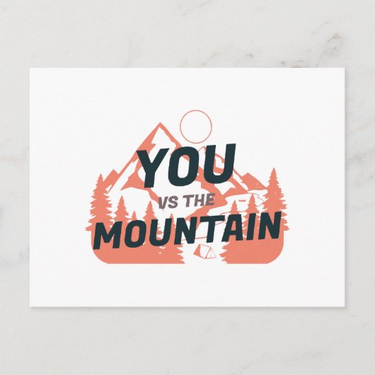 Cartes Pour Fêtes Annuelles The Mountains are calling and I must go (Devant)