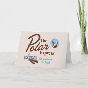 Cartes Pour Fêtes Annuelles The Polar Express "Entendez-Vous La Cloche" Rétr