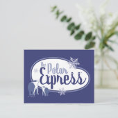 Cartes Pour Fêtes Annuelles The Polar Express | Graphisme Rétro Ours Polaires (Debout devant)