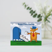 Cartes Pour Fêtes Annuelles The Postcrossing Post Cow Postcards (Debout devant)