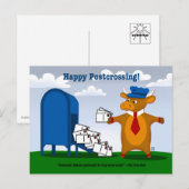 Cartes Pour Fêtes Annuelles The Postcrossing Post Cow Postcards (Devant / Derrière)