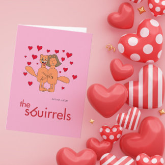 Cartes Pour Fêtes Annuelles The Sbuirrels Ed and Mary Valentine