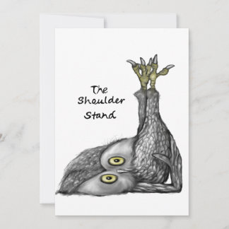 Cartes Pour Fêtes Annuelles The Shoulder Stand