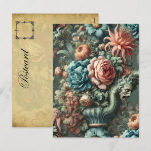 Cartes Pour Fêtes Annuelles Théâtre de la soif - Gothique Floral Design