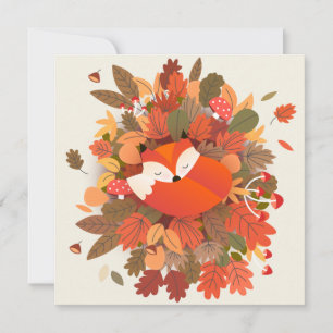 Cartes Pour Fêtes Annuelles Thème automne