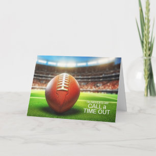 Cartes Pour Fêtes Annuelles Thème de football pour la fête des pères sur le te