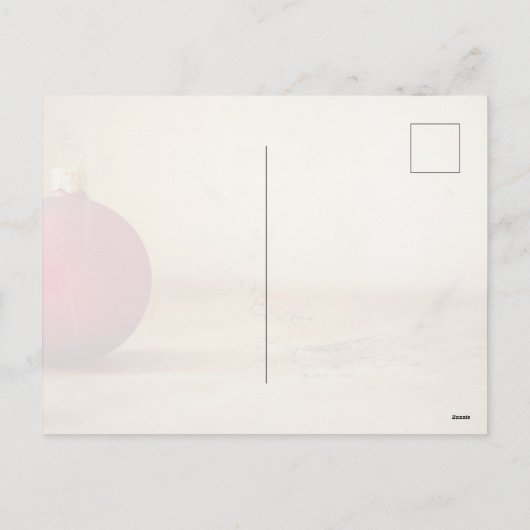 Cartes Pour Fêtes Annuelles Thème de Noël avec balle de Noël (Dos)
