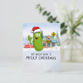 Cartes Pour Fêtes Annuelles Thème de Noël de Pickleball (Debout devant)