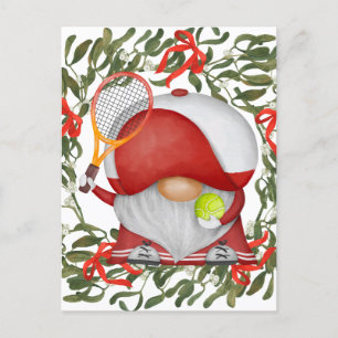 Cartes Pour Fêtes Annuelles Thème de Noël de tennis