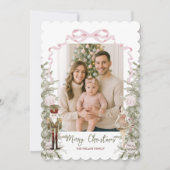 Cartes Pour Fêtes Annuelles Thème Nutcracker Photo Noël (Devant)