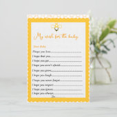 Cartes Pour Fêtes Annuelles Thèmes d'abeilles modernes genre révéler jeux de f (Debout devant)