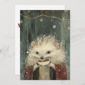 Cartes Pour Fêtes Annuelles Thistle the Hedgehog | Woodland Whimsy (Devant / Derrière)